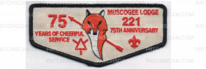 Patch Scan of 75th Anniversary Lodge Flap (PO 86824)