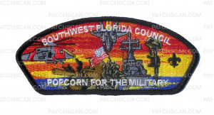 Patch Scan of Southwest Florida Council - Popcorn For the Military