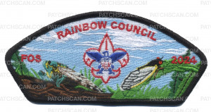 Patch Scan of Rainbow Council FOS 2024 two cicadas CSP