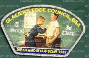 Patch Scan of GLACIERS EDGE STEWARD OF INDIAN TRAILS