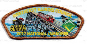 Patch Scan of Goliath Copper NEIC Six Flags 2017 National Jamboree