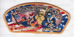 Patch Scan of Washington Crossing Jamboree Set 2017 Victory