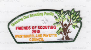 Patch Scan of Growing Our Scouting Family FOS 2019