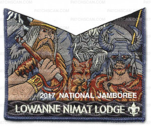 Patch Scan of P24014 2017 Jamboree Lowanne Nimat Lodge Vikings