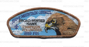 Patch Scan of Hawk Mountain Council - 2019 FOS (Broad Winged Hawk)
