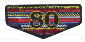 Patch Scan of Semialachee 80th Anniversary Flap