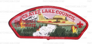 Patch Scan of Crater Lake Council 2017 National Jamboree JSP Red Border KW2155