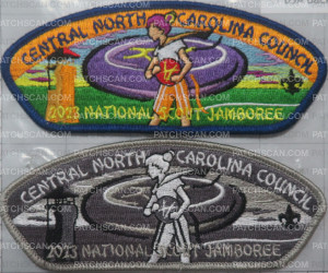 Patch Scan of 450038- Central NC 2023 National Scout Jamboree 