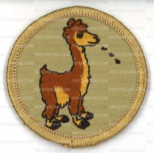 Patch Scan of X168912A (The Spitting Alpaca Patrol)