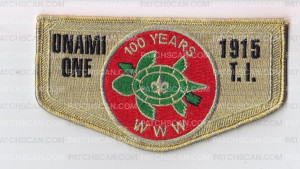 Patch Scan of Unami One 100 Years Flap 