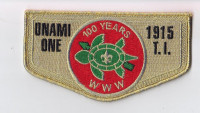 Unami One 100 Years Flap  Cradle of Liberty Council #525