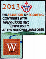 30901B - 2013 Jamboree Patch Set Waynesburg University
