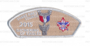 Patch Scan of Gathering of Eagles 2015 CSP (Silver Metallic)
