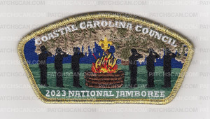 Patch Scan of 2023 National Jamboree Coastal Carolina Council CSP Set