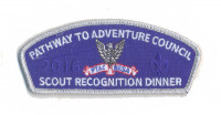 Scout Recognition Dinner CSP - Silver Metallic Pathway to Adventure Council #