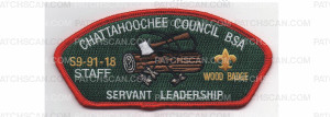 Patch Scan of Wood Badge CSP STAFF (PO 87562)