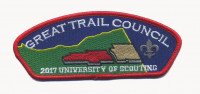 GTC 2017 University of Scouting Red Border Great Trail Council