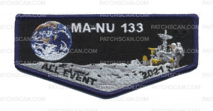 Patch Scan of Ma-Nu 133 All Event 2021 flap
