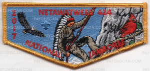 Patch Scan of 2017 National Jamboree Flap (PO 87165)