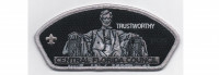 FOS CSP Trustworthy Metallic Silver Border (PO 86488) Central Florida Council #83