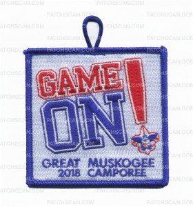 Patch Scan of Game On - Great Muskogee 2018 Camporee