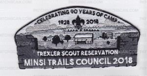 Patch Scan of Celebrating 90 Years of Camp