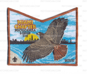 Patch Scan of Miami Chapter Michigamea Lodge 110 Pocket Piece