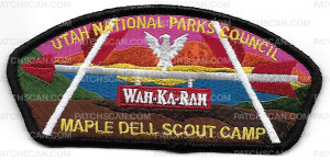 Patch Scan of Utah National Parks Maple Dell - Wah-Ka-Rah csp