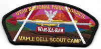 Utah National Parks Maple Dell - Wah-Ka-Rah csp Utah National Parks Council #591
