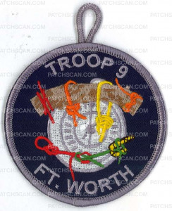 Patch Scan of X165396A TROOP 9 FT WORTH (knot)