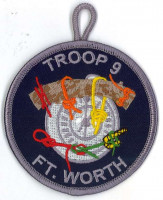 X165396A TROOP 9 FT WORTH (knot) Troop 9