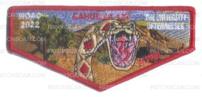 Patch Scan of Cahuilla 127 NOAC 2022 flap red border
