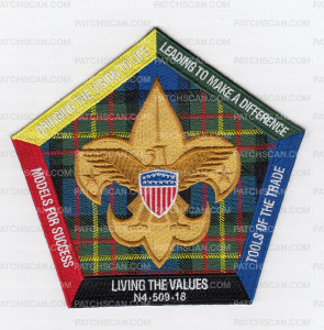 Patch Scan of Wood Badge Course N4-509-18 Pentagon Center