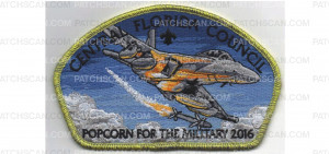 Patch Scan of Popcorn for the Military Air Force Gold Border (PO 86234)