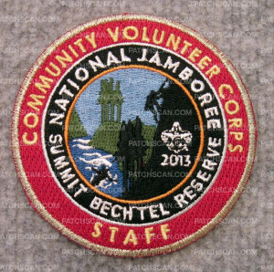 Patch Scan of COMMUNITY VOLUNTEER CORPS STAFF