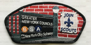 Patch Scan of Greater New York Councils (Black Border)