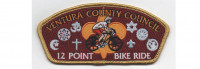 12 Point Bike Ride Gold Border (PO 86336) Ventura County Council #57