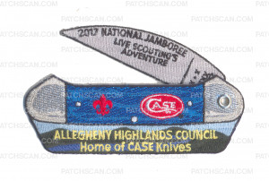 Patch Scan of Home of the Case Knifes - csp - Blue Metallic 
