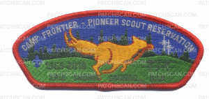 Patch Scan of Camp Frontier Pioneer Scout Reservation Center - CSP - Fox