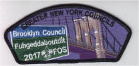 GNYC FOS Brooklyn 2017 Greater New York, Brooklyn Council #642