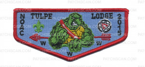 Patch Scan of AR0149B-A - Red NOAC Turtle Flap