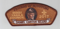 Friends Of Scouting Daniel Beard 2017 Minsi Trails Council #502