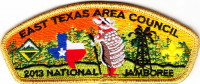 TB 201735A ETAC Jambo CSP Gold 2013 East Texas Area Council #585