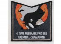 Frisbee Champions Pocket Patch (PO 100722) Indian Waters Council #553 merged with Pee Dee Area Council