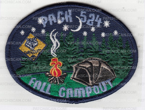 Patch Scan of X166775A PACK 524 FALL CAMPOREE 