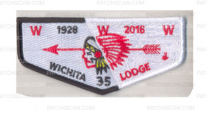 Patch Scan of 1928 2016 WWW Wichita 35 Lodge Flap