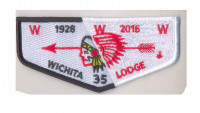 1928 2016 WWW Wichita 35 Lodge Flap Northwest Texas Council #587