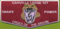Cahuilla Lodge 127 Order of the Arrow - pocket flap California Inland Empire Council #45