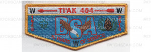 Patch Scan of 70 Years or Service Flap (PO 87868)