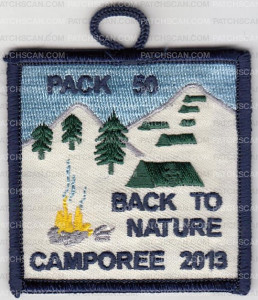 Patch Scan of X167449A BACK TO NATURE CAMPOREE 2013
